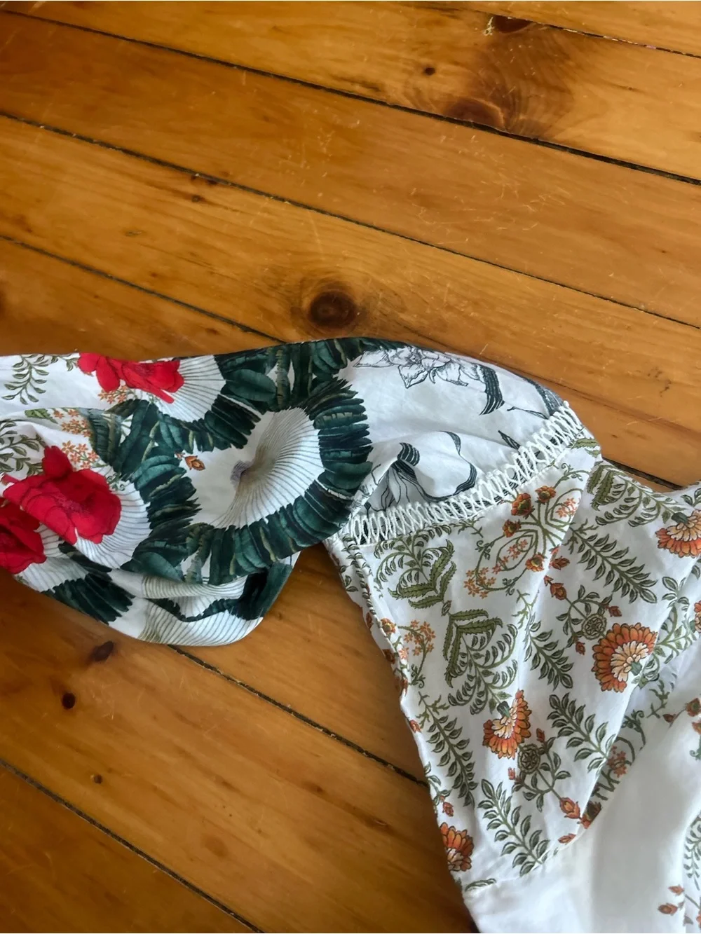 Anthropologie Button Down Eleanora Maxi Shirt Dress Botanical Motif silk medium - Picture 9 of 11